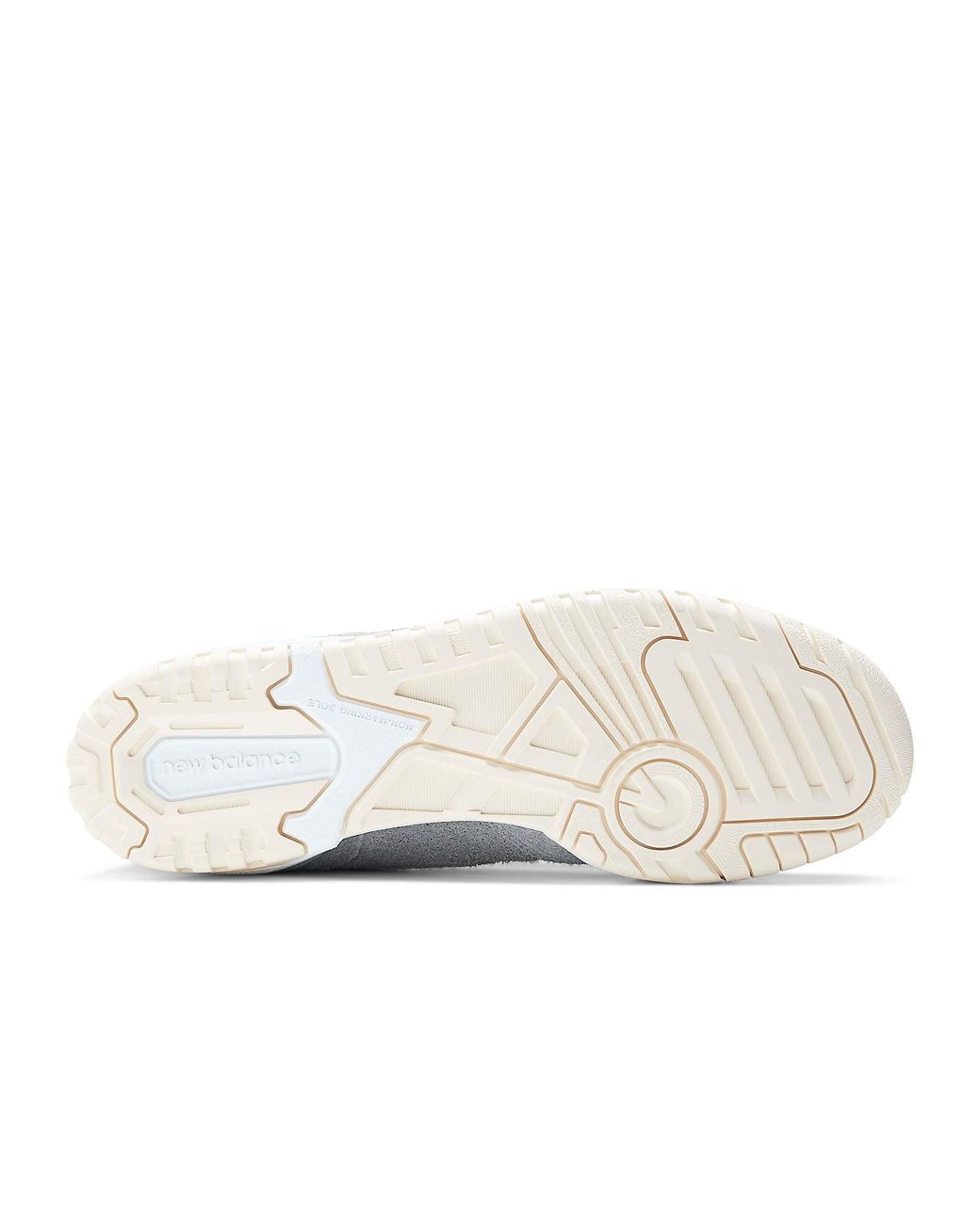 New Balance White 550 Suede' for men