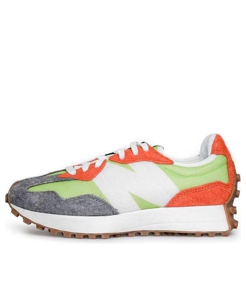 New Balance White 327 'Fluorescent' for men