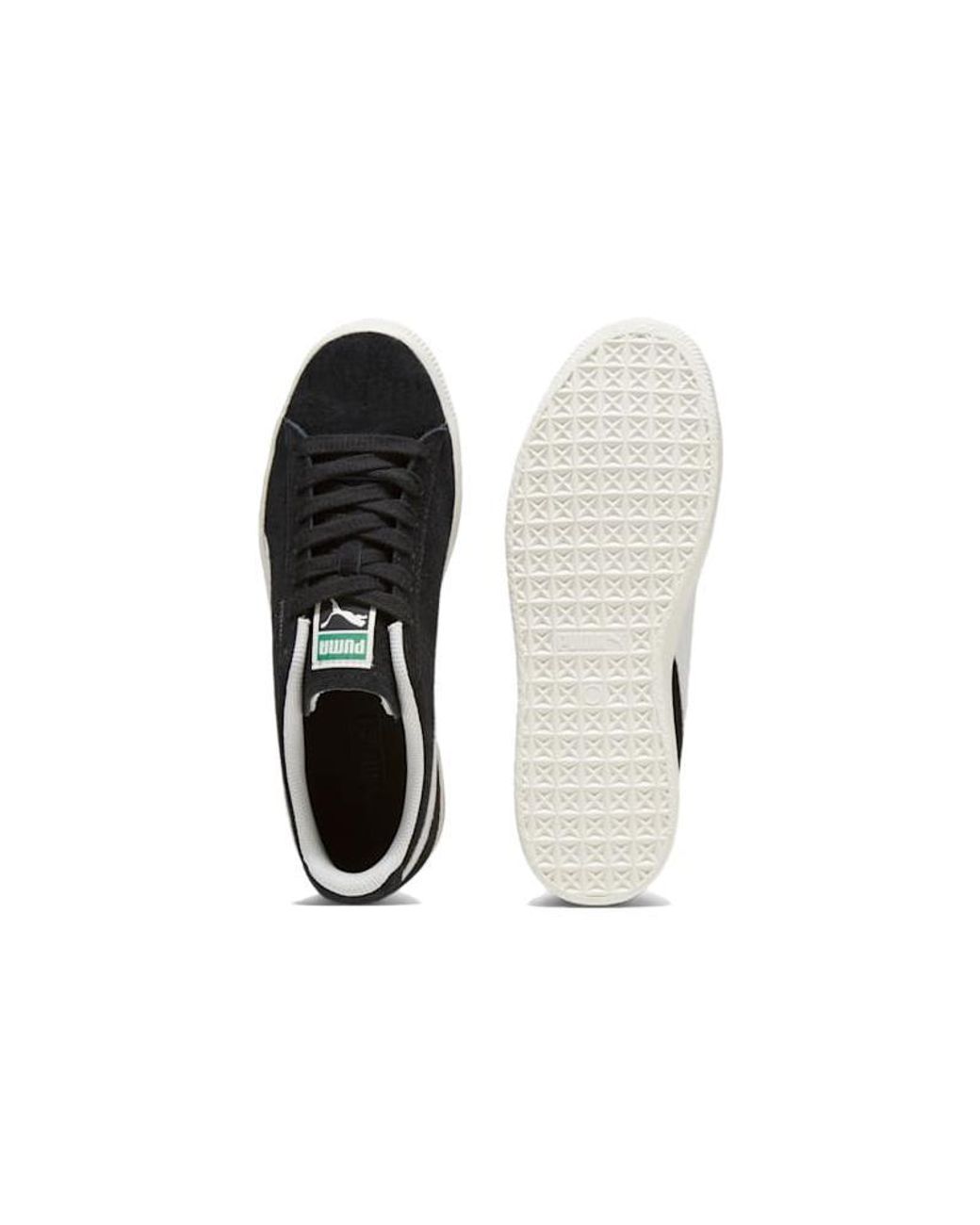 PUMA Black Clyde Hairy Suede Trainers for men