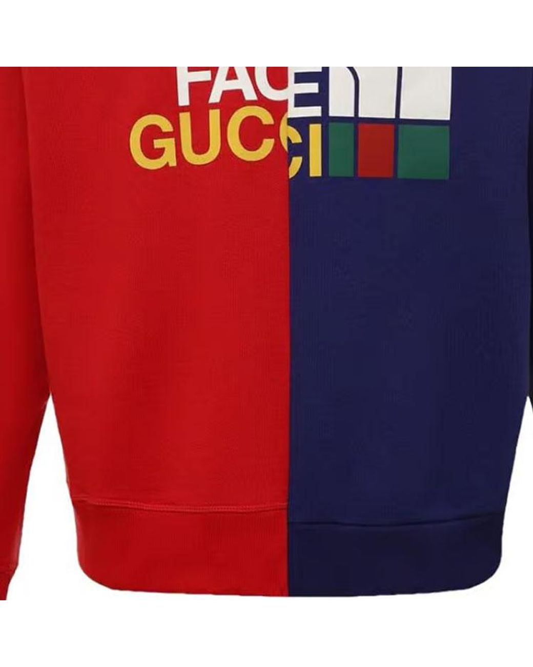 Gucci Blue X The North Face Sweatshirt for men