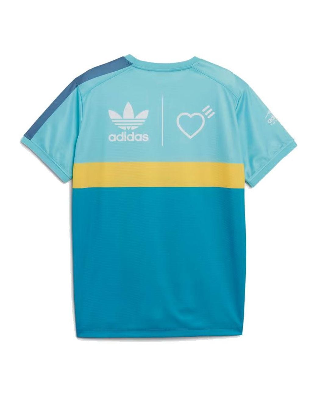 Adidas Blue X Human Made Graphic T-Shirt 'Aqua' for men