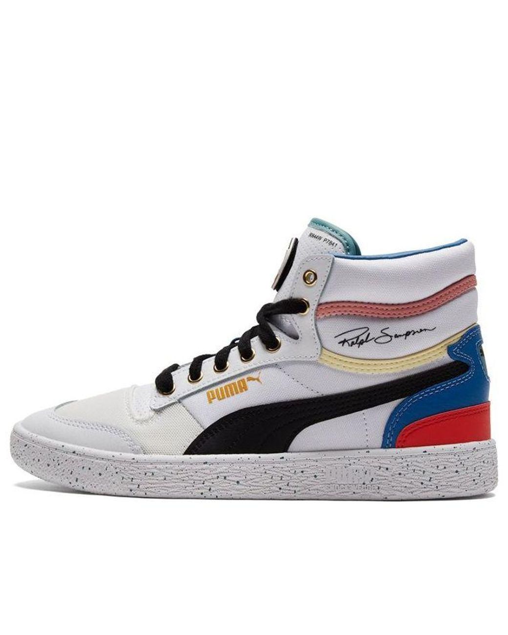 PUMA Ralph Sampson Mid 'go For' in Blue | Lyst