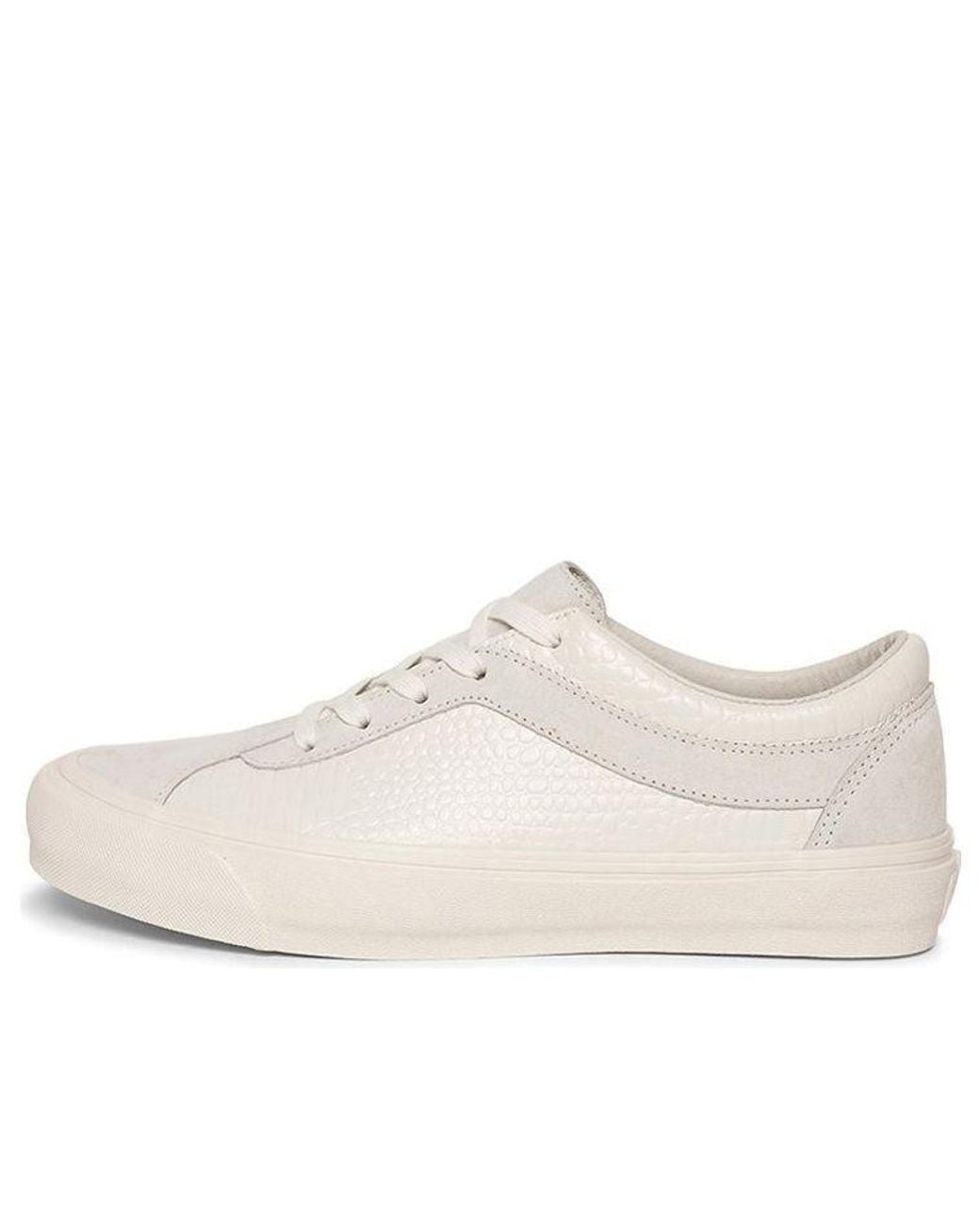 Vans White The Webster X Bold Ni Lx 'Croco Egret' for men