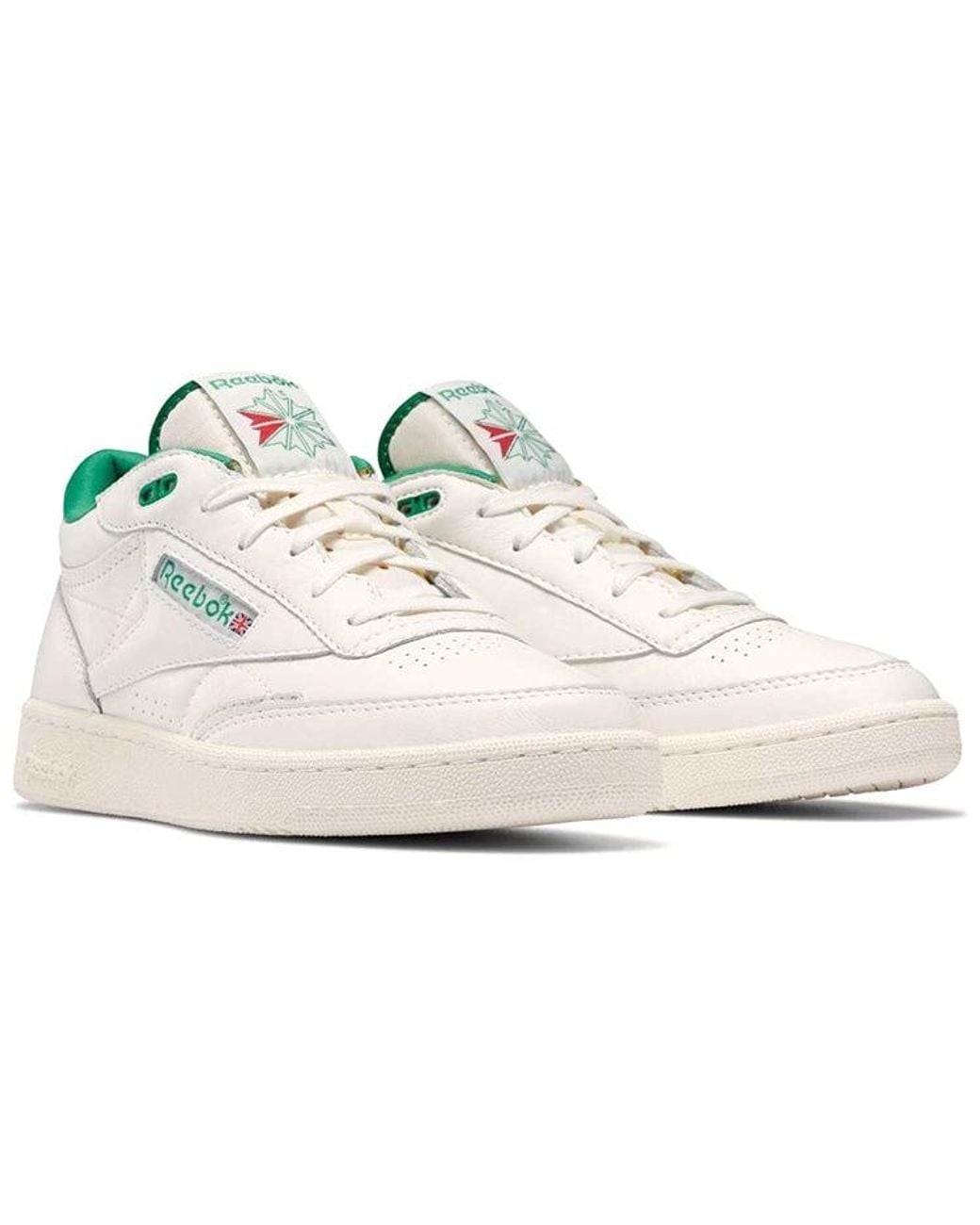 Reebok White Club C Mid 2 Vintage 'Chalk Glen' for men