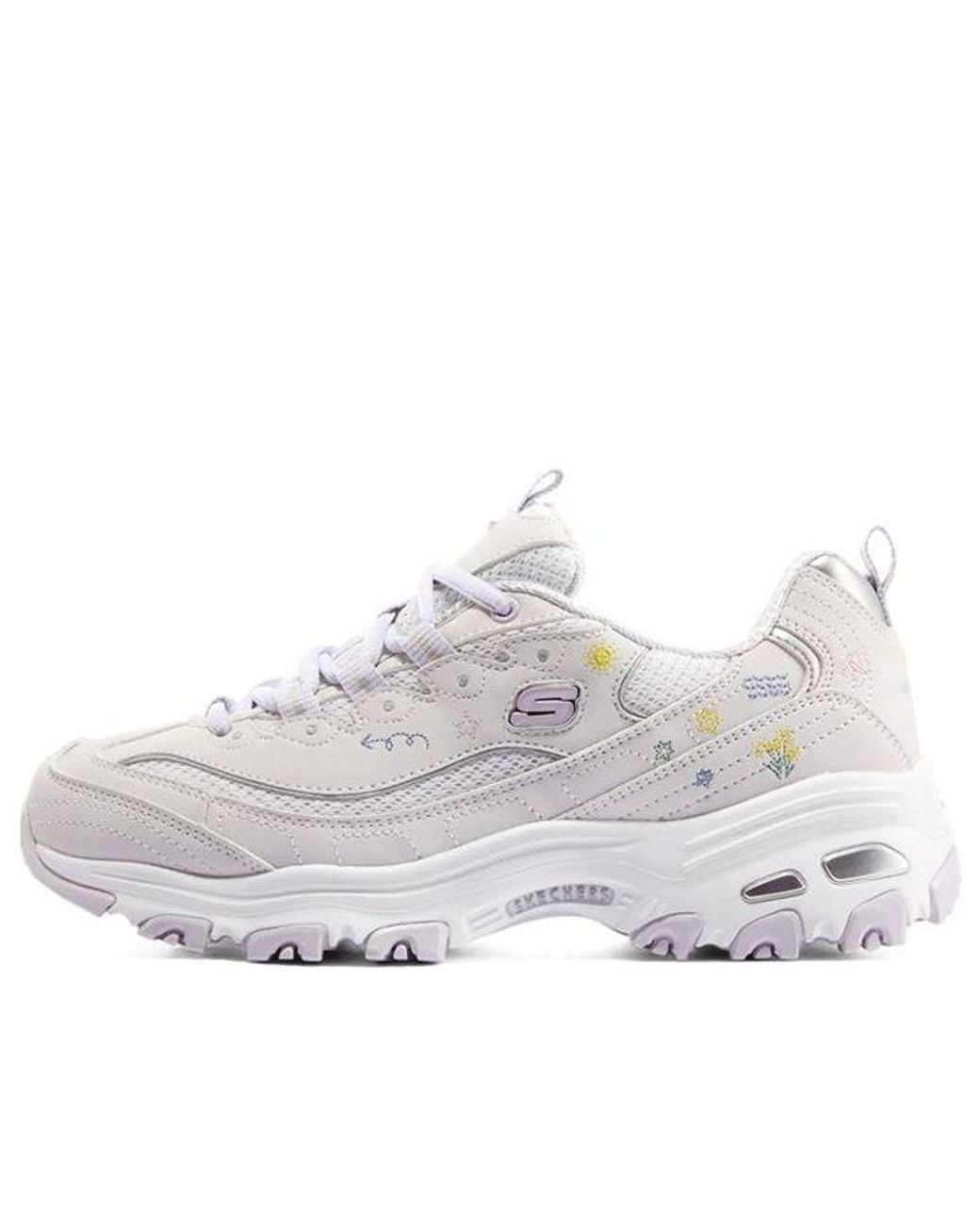 Skechers White (Wmns) D'Lites 1.0 'Whtie'