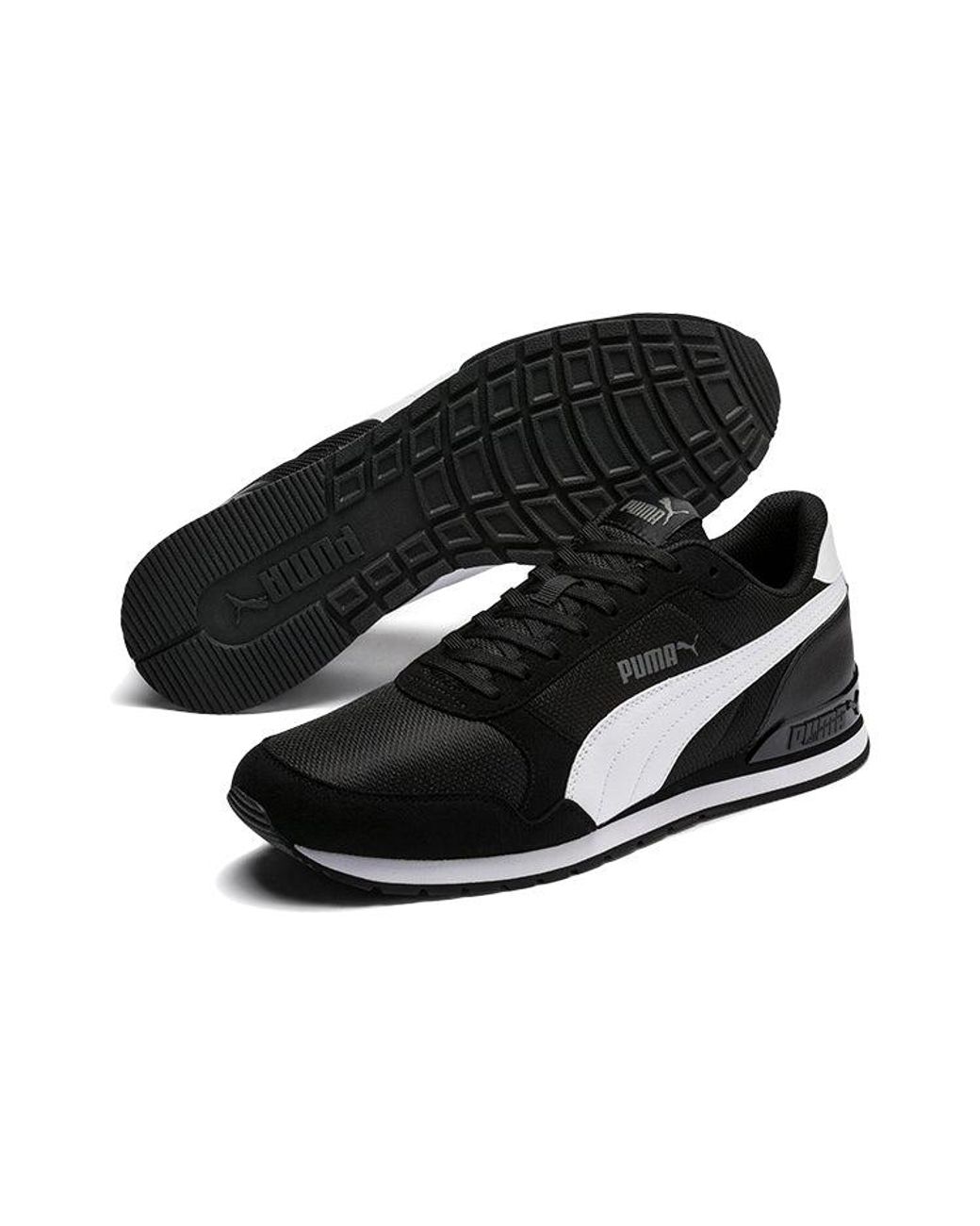 PUMA Black St Runner V2/ Low Sneakers for men