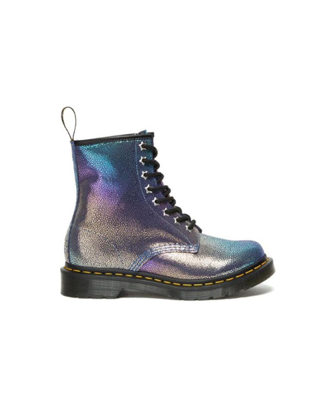 Dr. Martens Blue (Wmns) Dr.Martens 1460 Ray Suede Lace Up Boots