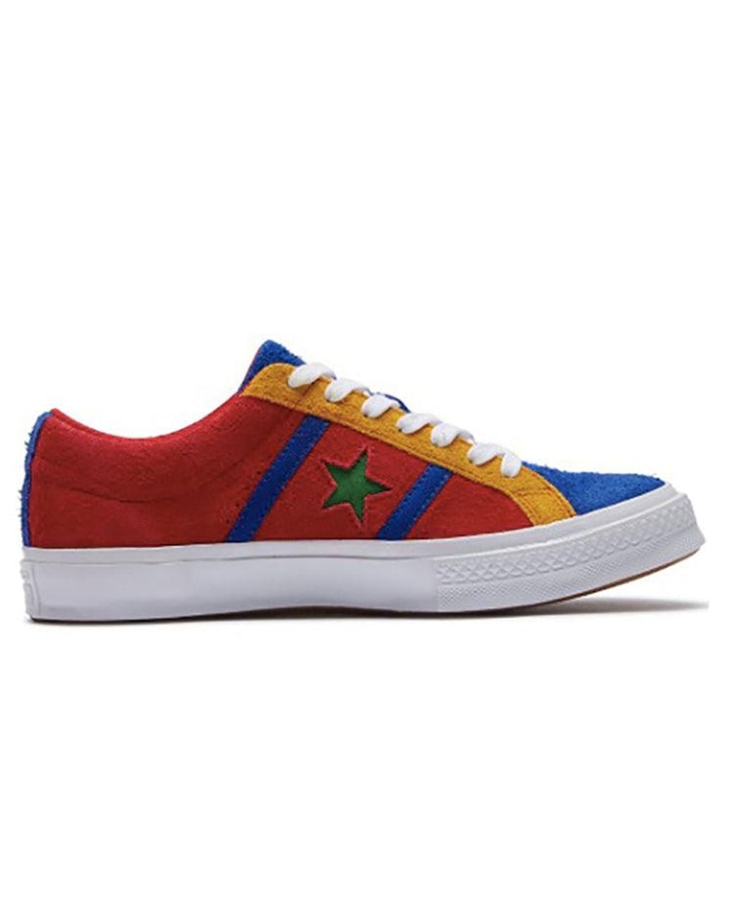 Converse Red One Star Academy Low 'Enamel' for men