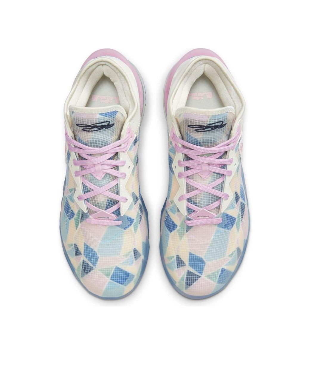 Nike Blue X Atmos Lebron 18 Low 'Sakura' for men