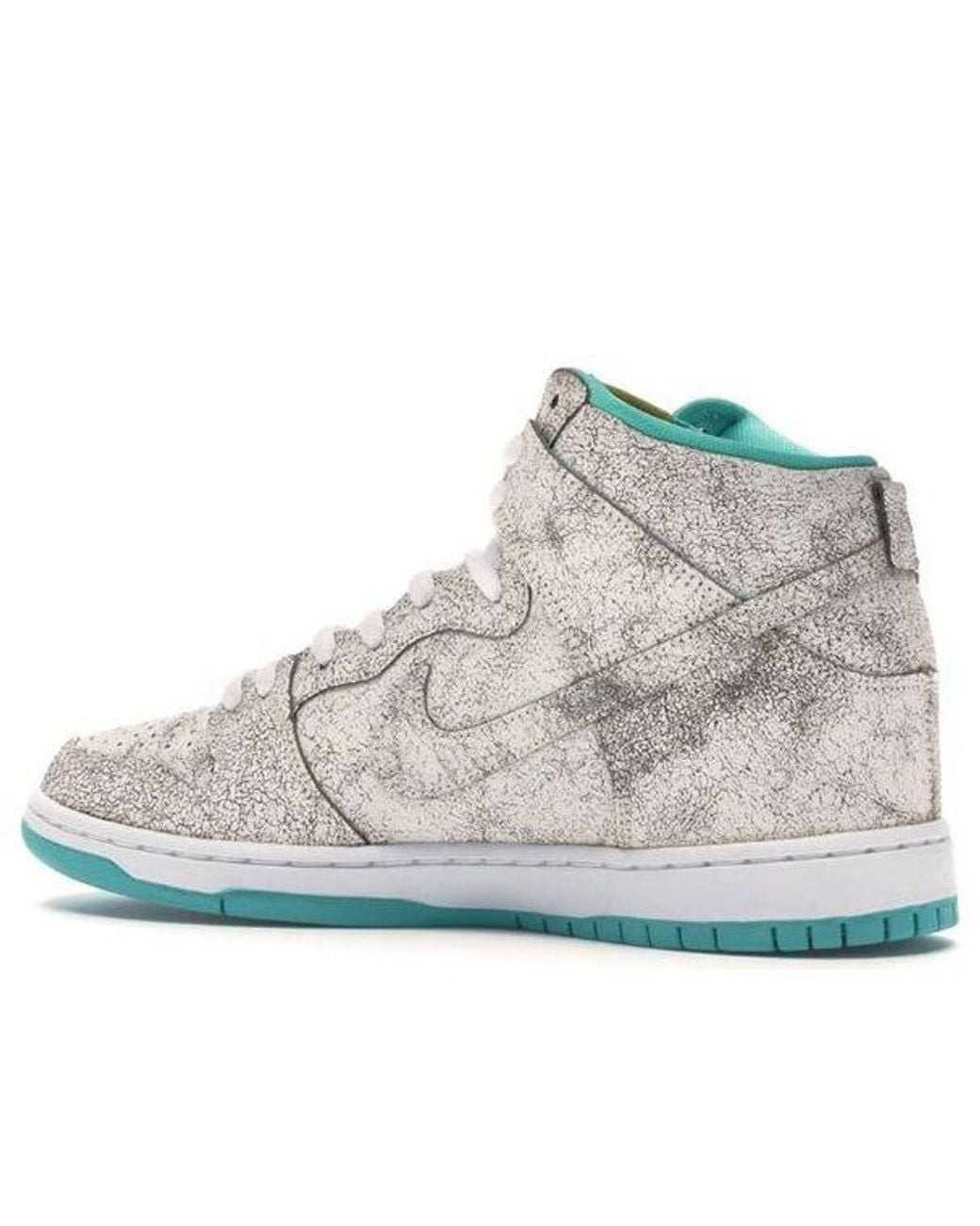 Nike Gray Sb Dunk High Premium 'Flamingo' for men
