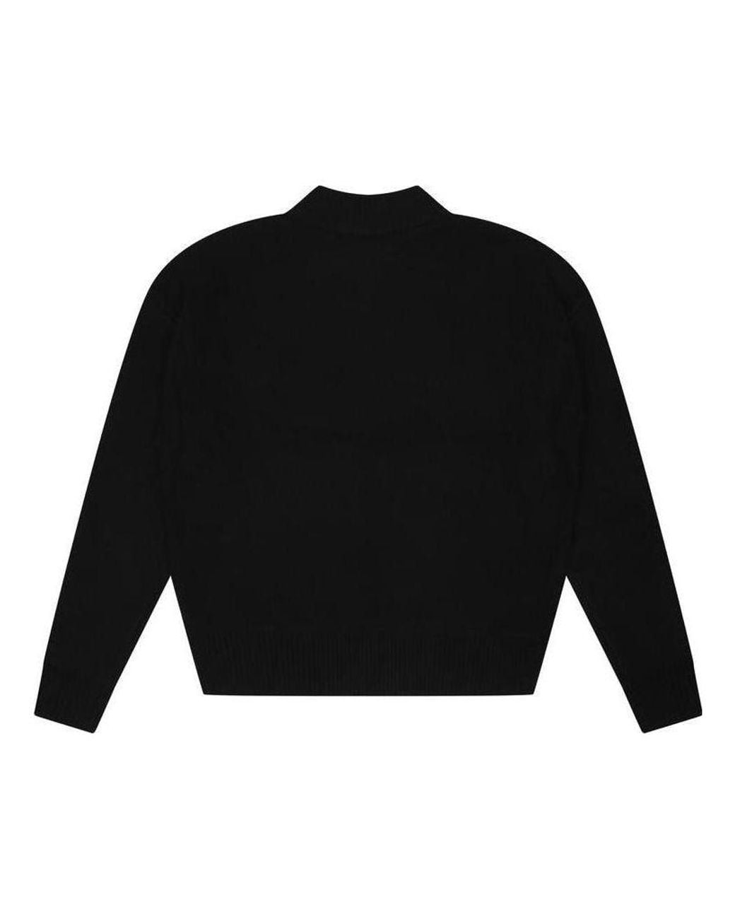 Drew House Black Mascot Funnel Neck Sweaters for men