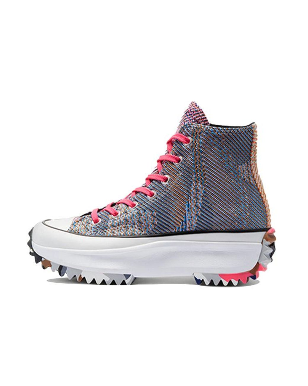 Converse Blue Run Star Hike High 'Knit Mashup' for men