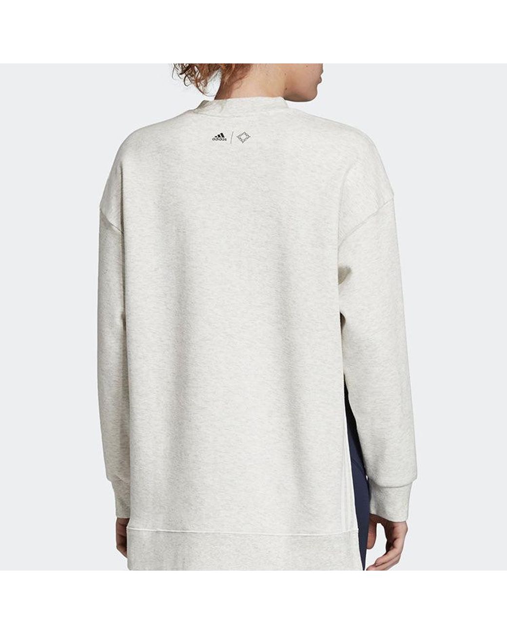 Adidas White (Wmns) 2Nd Layer Wanderlust Sweatshirt