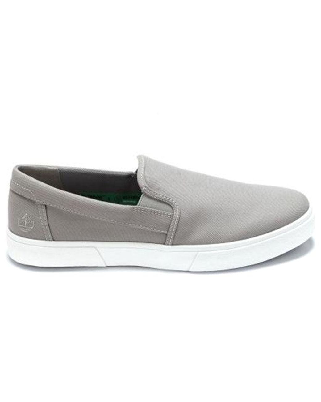 Timberland Gray Union Wharf 2.0 Ek+ Slip On Shoes for men