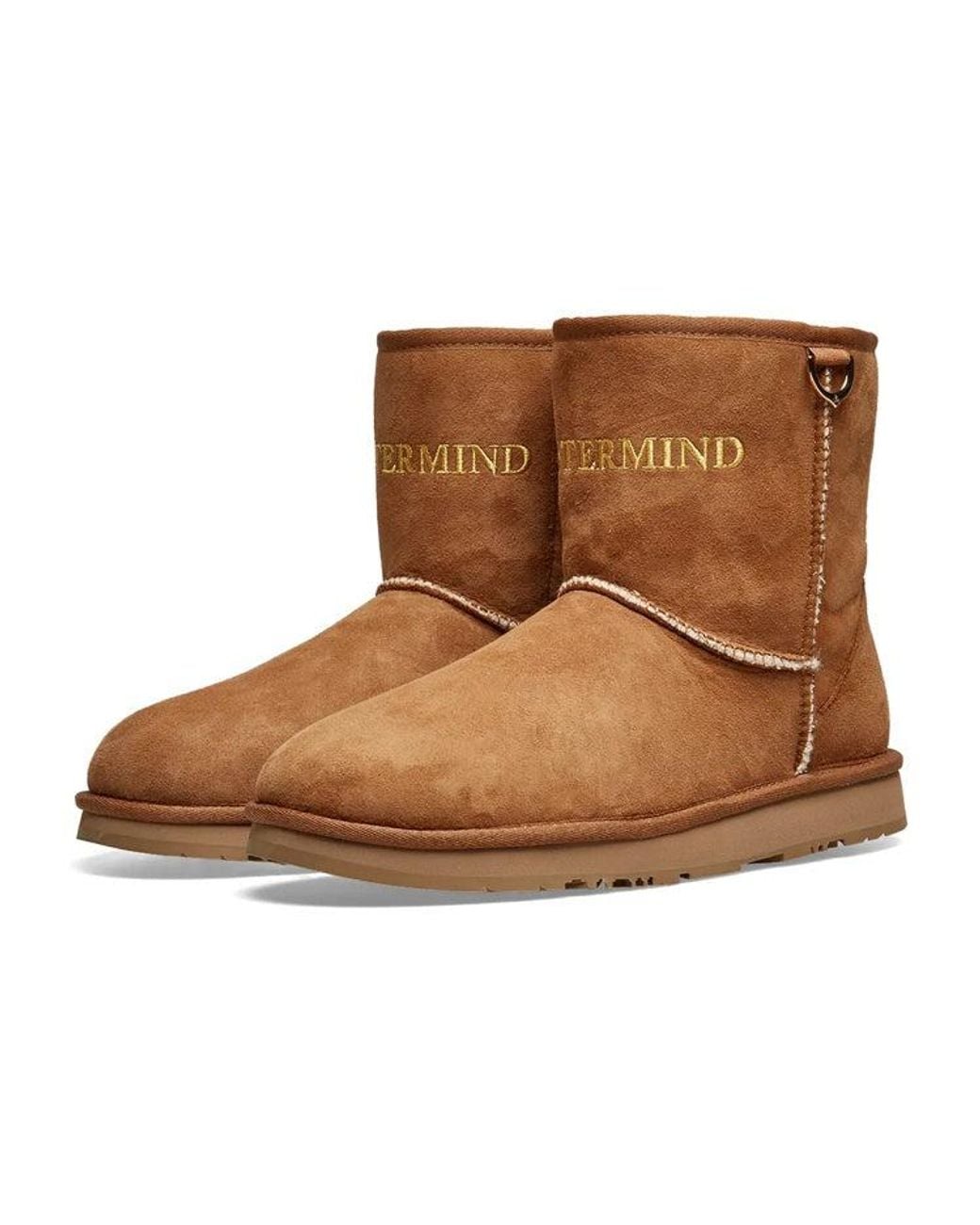 Ugg Brown Classic Short Boot X Mastermind World 'Chestnut' for men