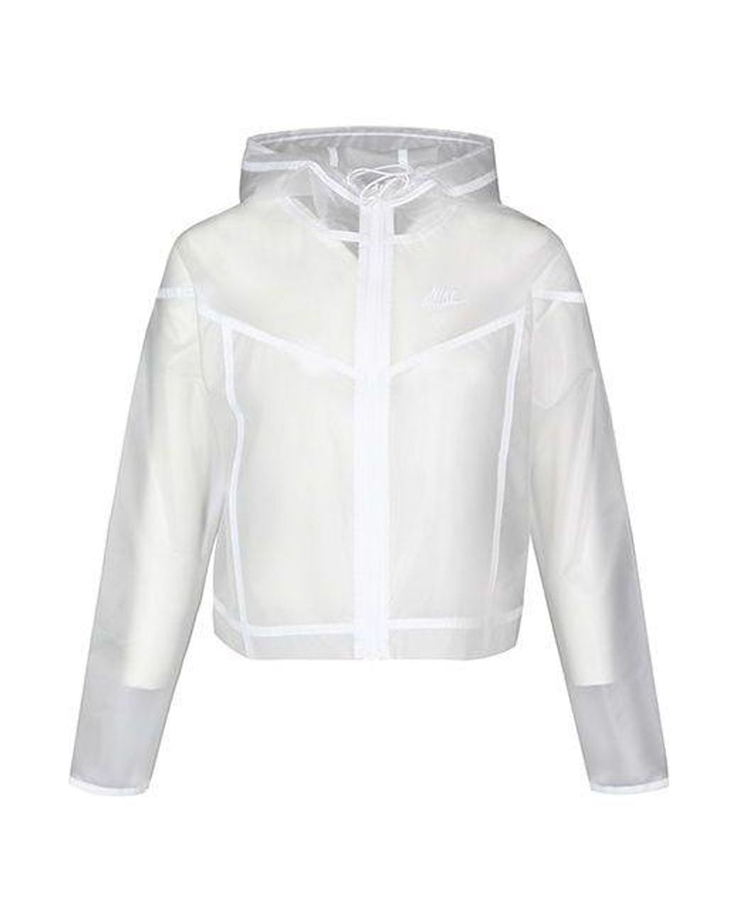 transparent jacket nike