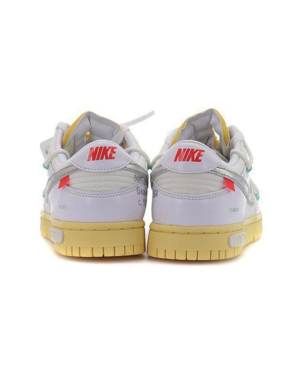 Nike Blue X Off- Dunk Low 'Lot 01 Of 50' for men