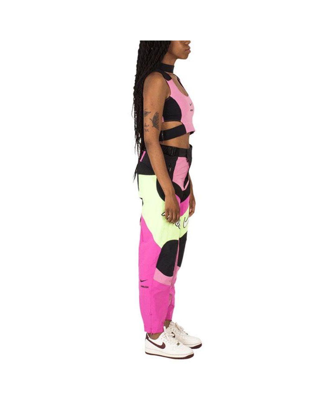 Nike Pink (Wmns) X Ambush Motorcycle Pants 'Active Fuchsia'