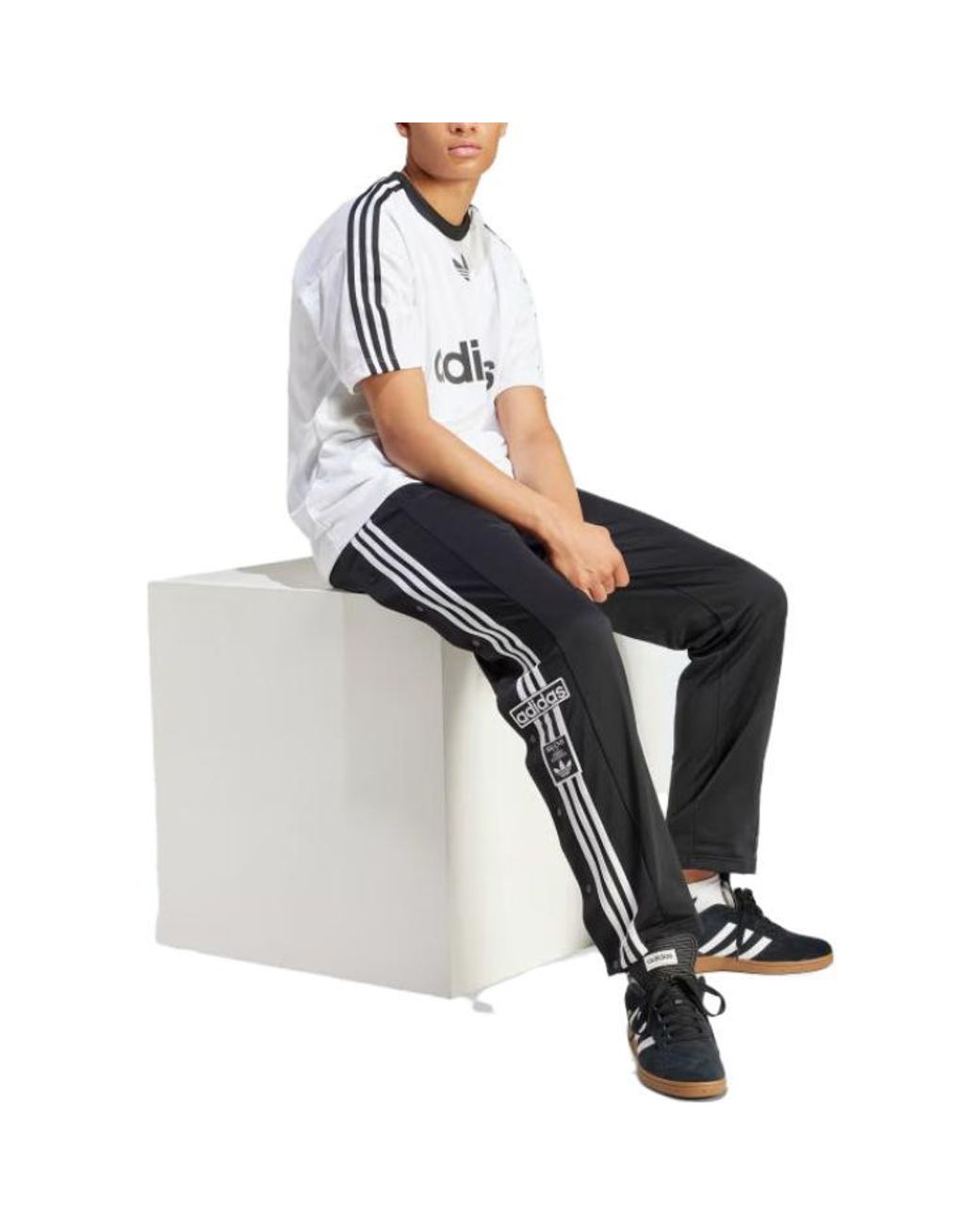 Adidas White Adicolor Tee Asia Sizing for men