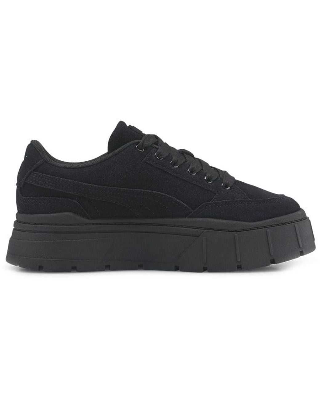 PUMA Black (Wmns) Mayze Stack Suede