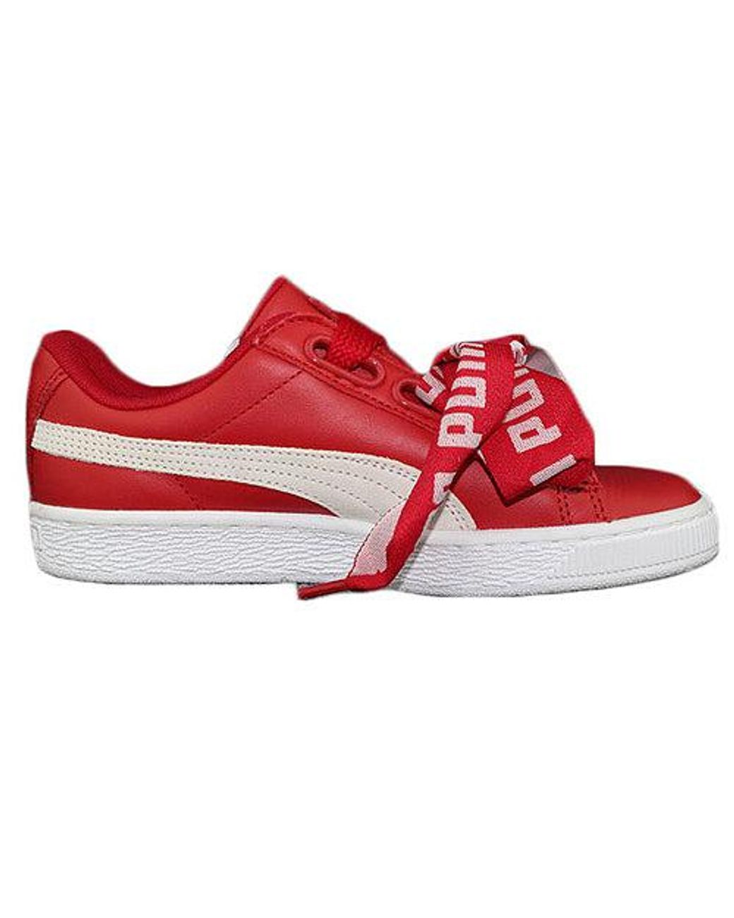PUMA Red (Wmns) Basket Heart De