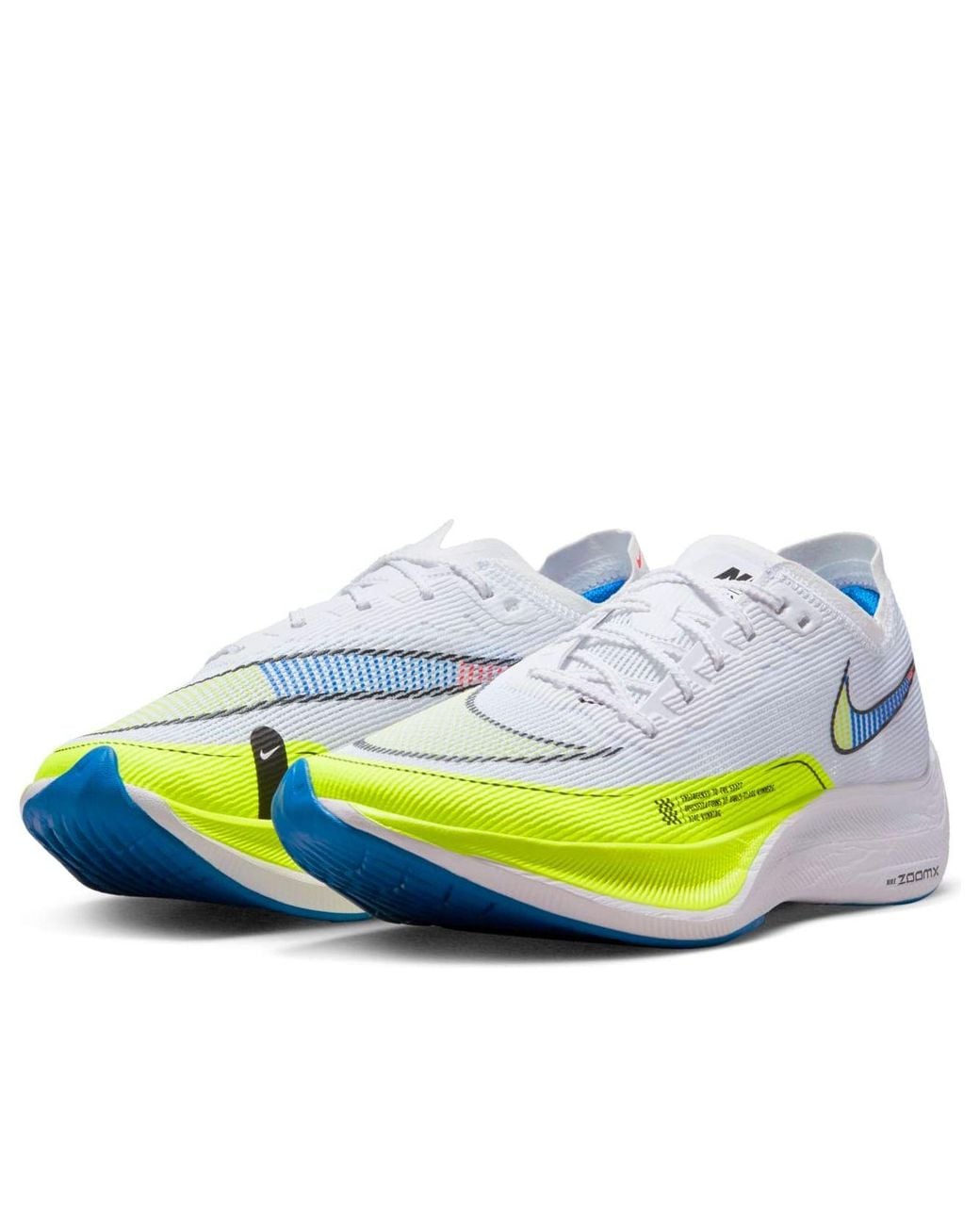 Nike Blue Zoomx Vaporfly Next% 2 Volt Racer' for men