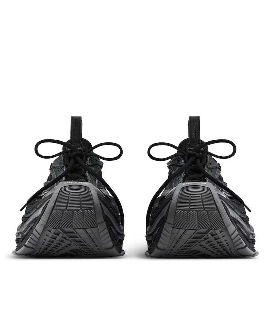 Balenciaga Black Platform Reduced Sneaker 'Dark' for men