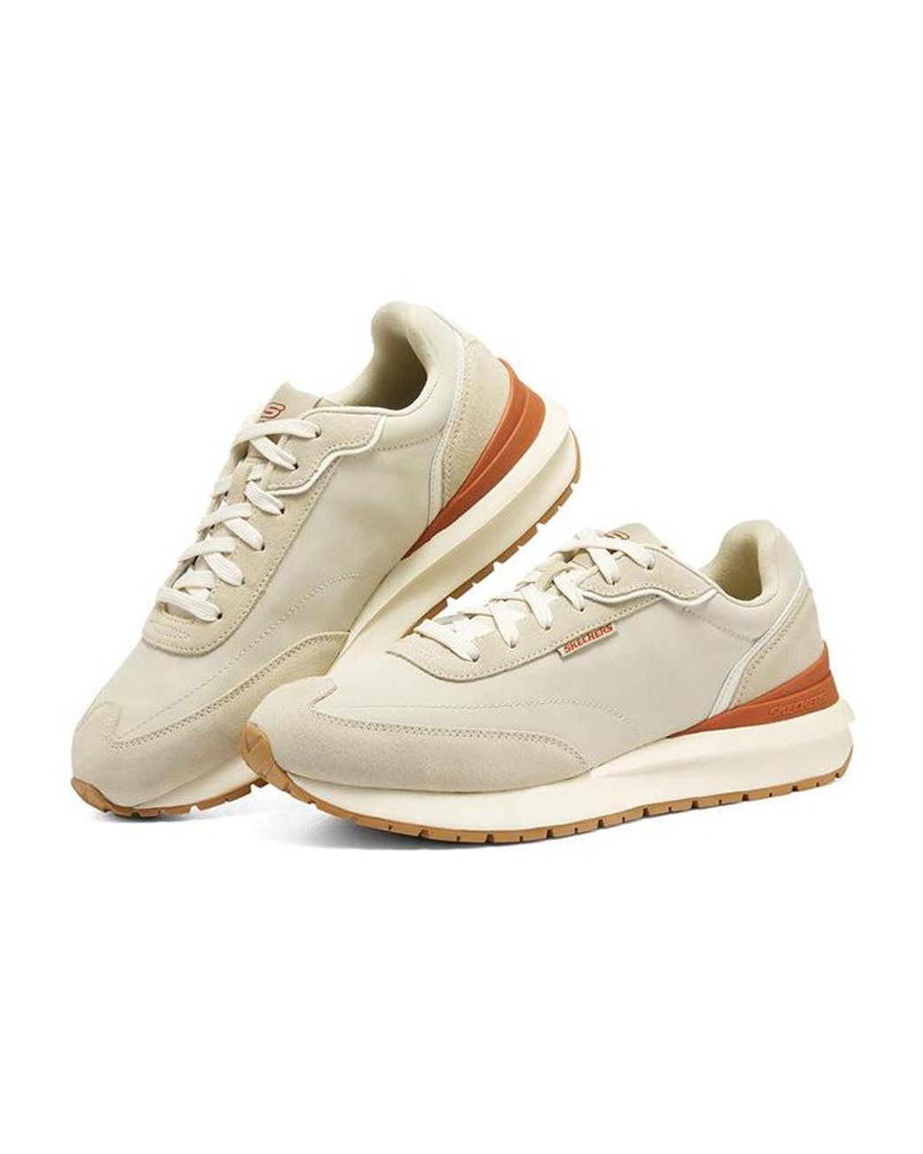 Skechers White Sunny Dale 'Cream' for men