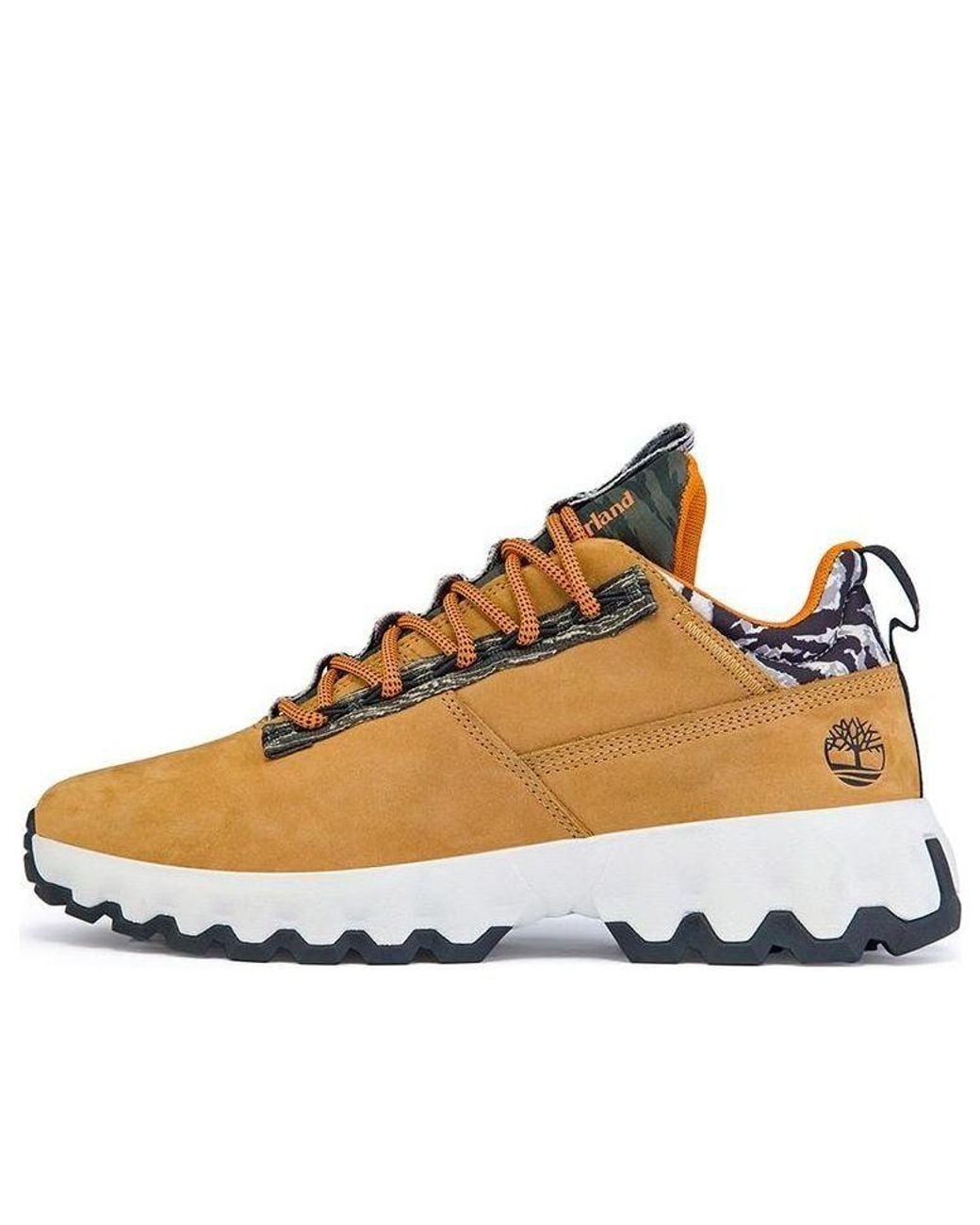 Timberland Brown Greenstride Edge Waterproof Wide Fit Boots 'Wheat Nubuck' for men