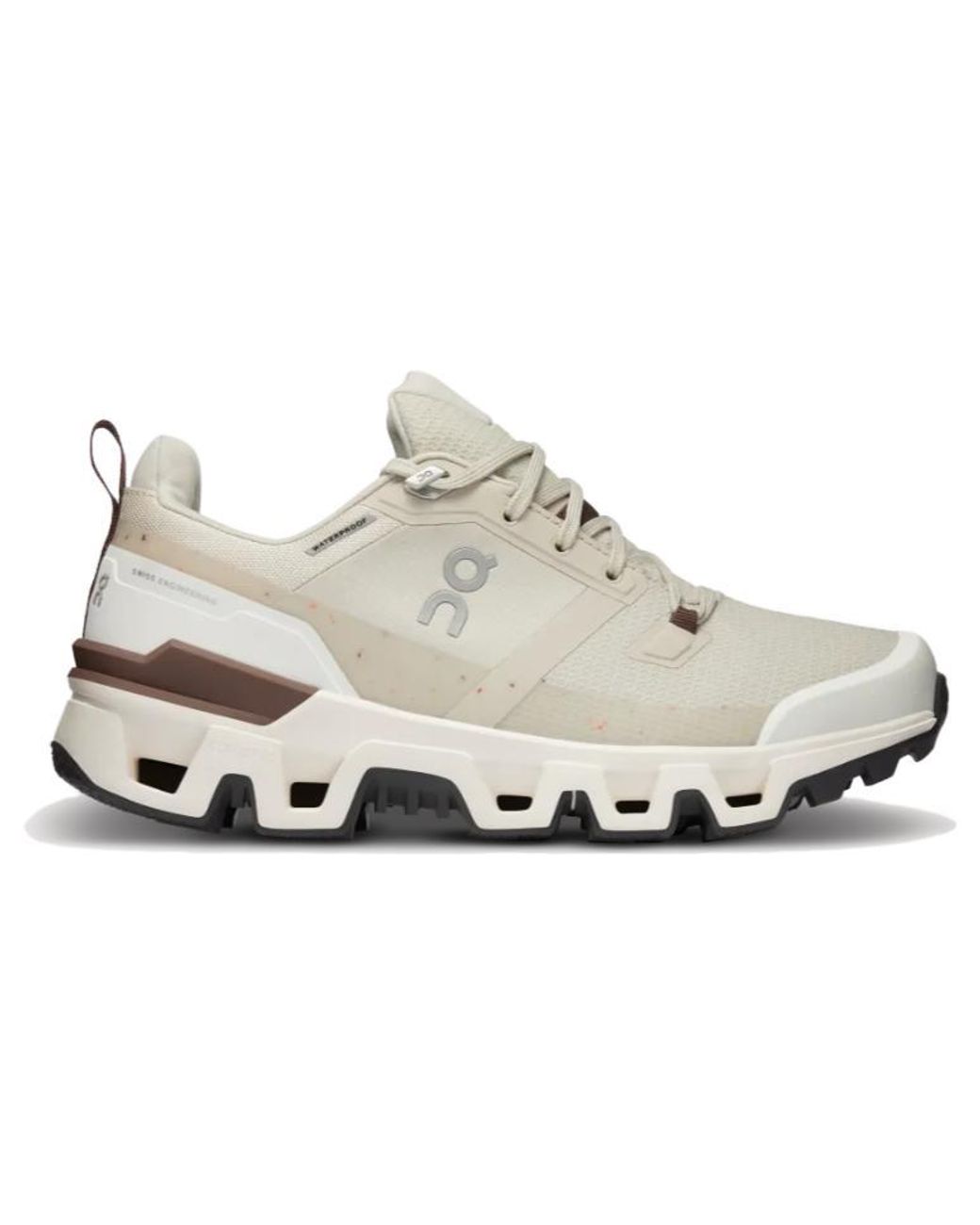 On Shoes White (Wmns) Cloundwander Waterproof 'Sand Ivory'