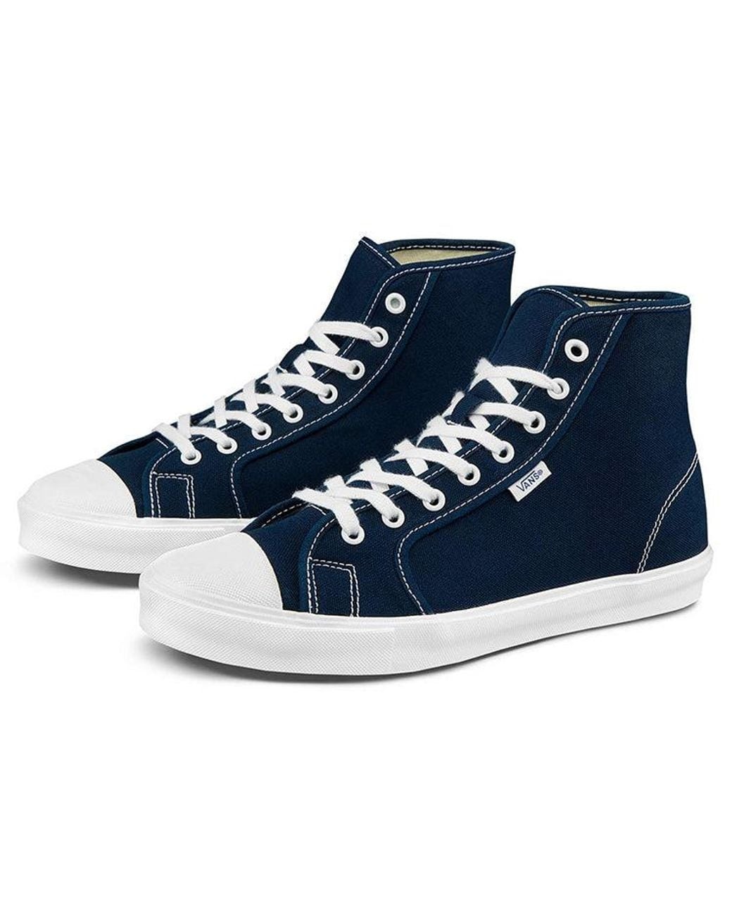 Vans Blue Og Style 23 Lx High-Top Canvas Shoe