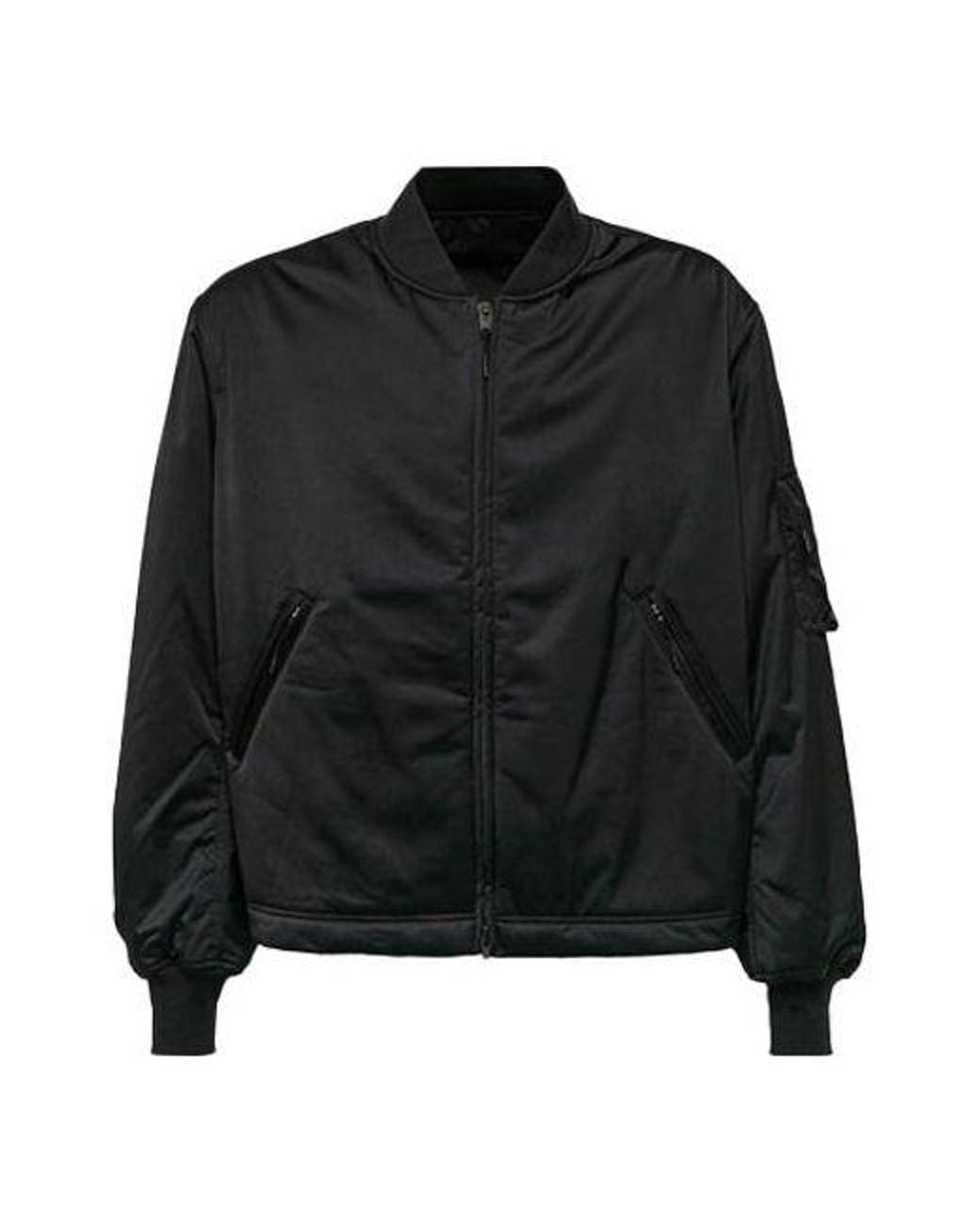 Adidas Black Y-3 Back Logo Printing Long Sleeves Jacket for men