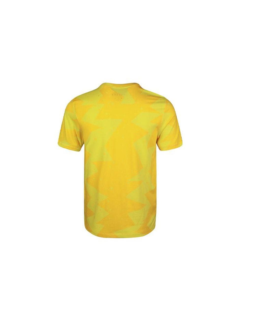 Nike Yellow Printed Poolside Splash Ink Printing Short Sleeve for men