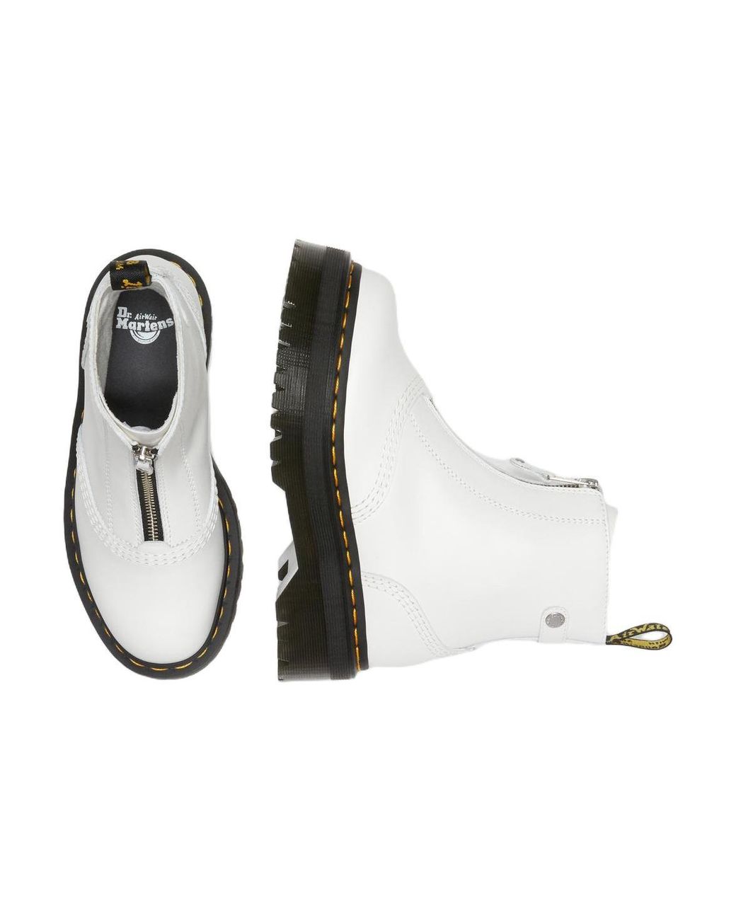 Dr. Martens White (Wmns) Jetta Platform Boots