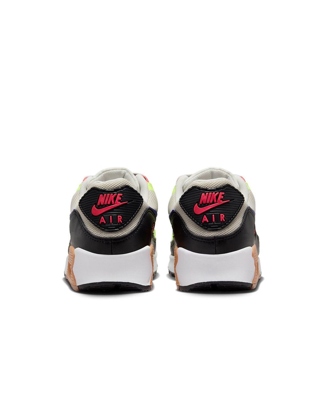 Nike White (Wmns) Air Max 90 'Volt Light Bone Ultramarine'