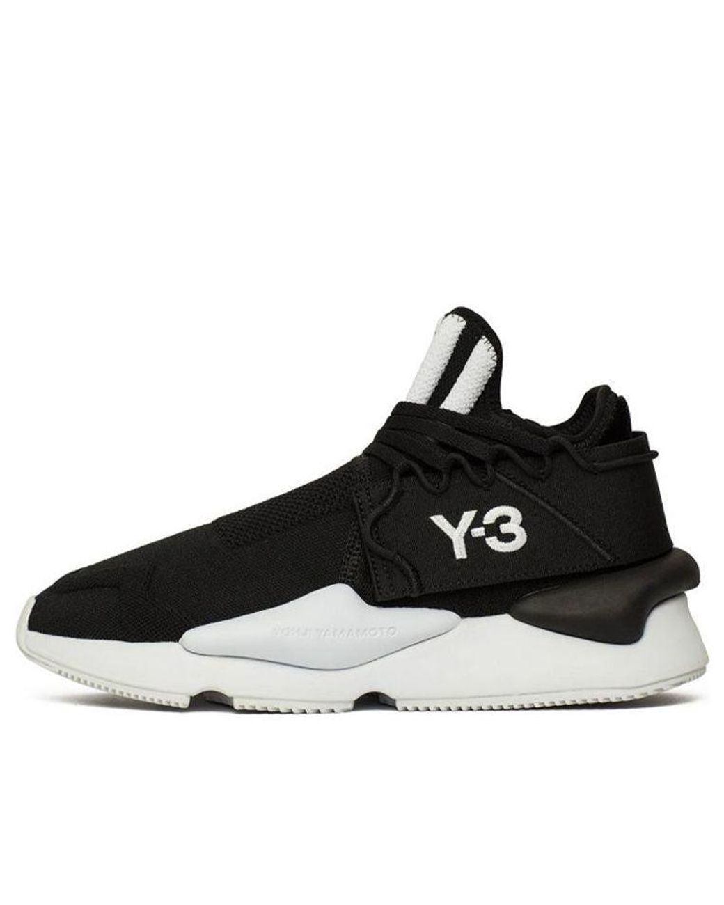 Y-3 Kaiwa Sneakers Black/white for Men | Lyst