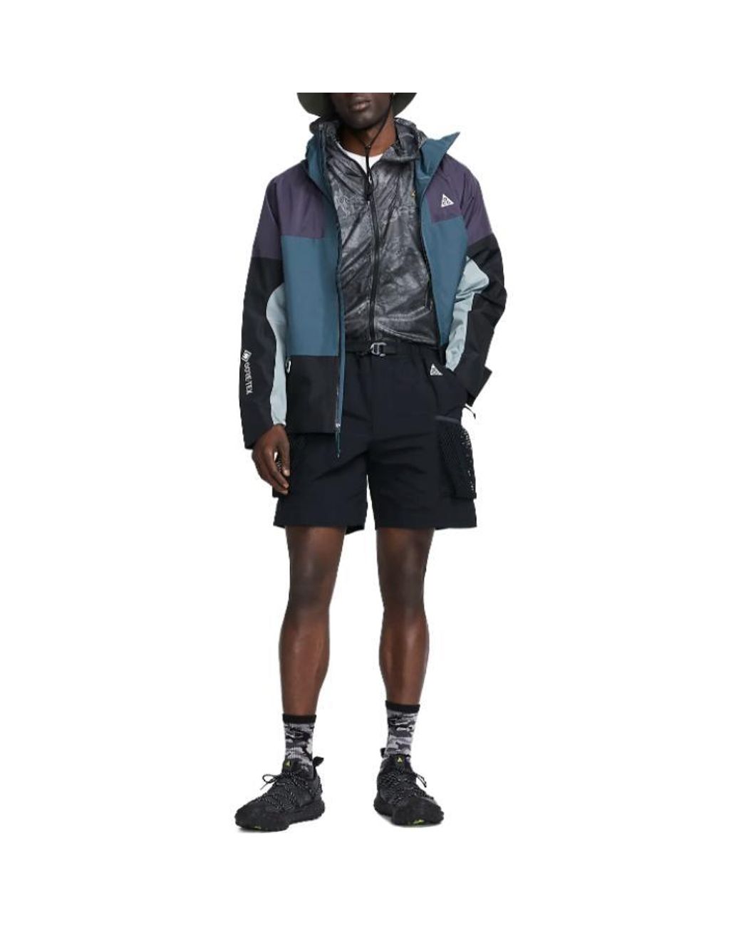 Nike Blue Acg Snowgrass Cargo Short for men