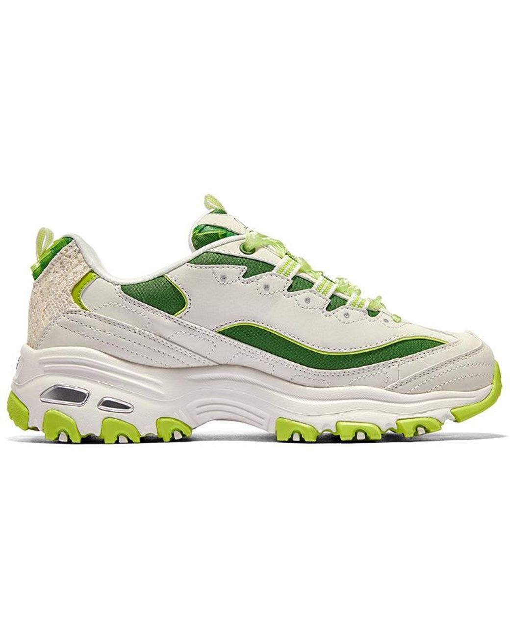 Skechers Green (Wmns) D'Lites 1.0 Chunky Sneakers