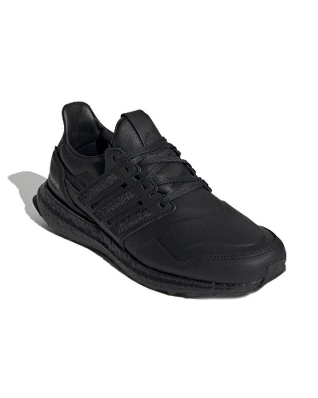adidas Ultraboost Leather 'Core' in Black for Men Lyst UK