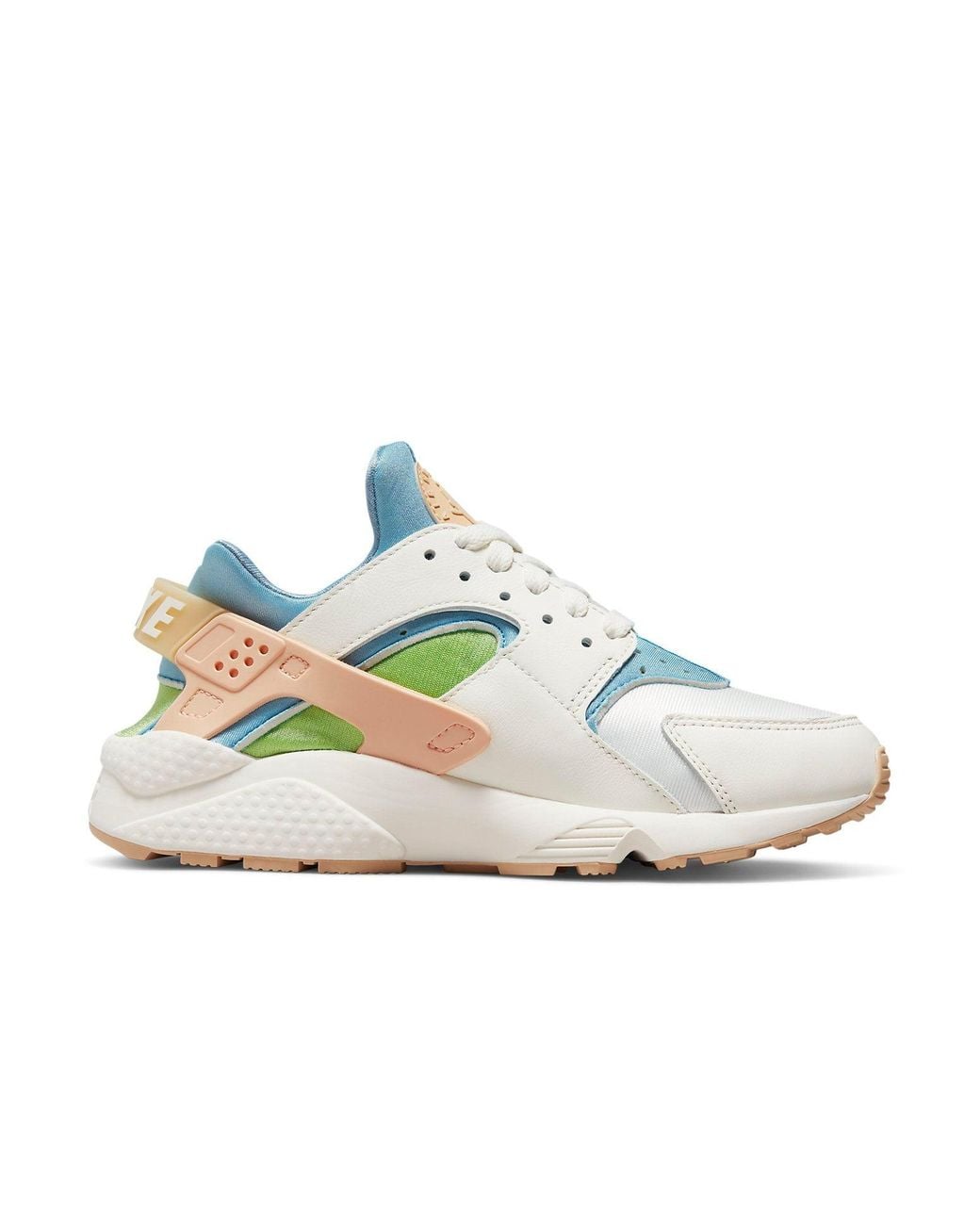 Nike Air Huarache Se Dq0117-100 White Blue Leather Running Shoes 6 Nr6179
