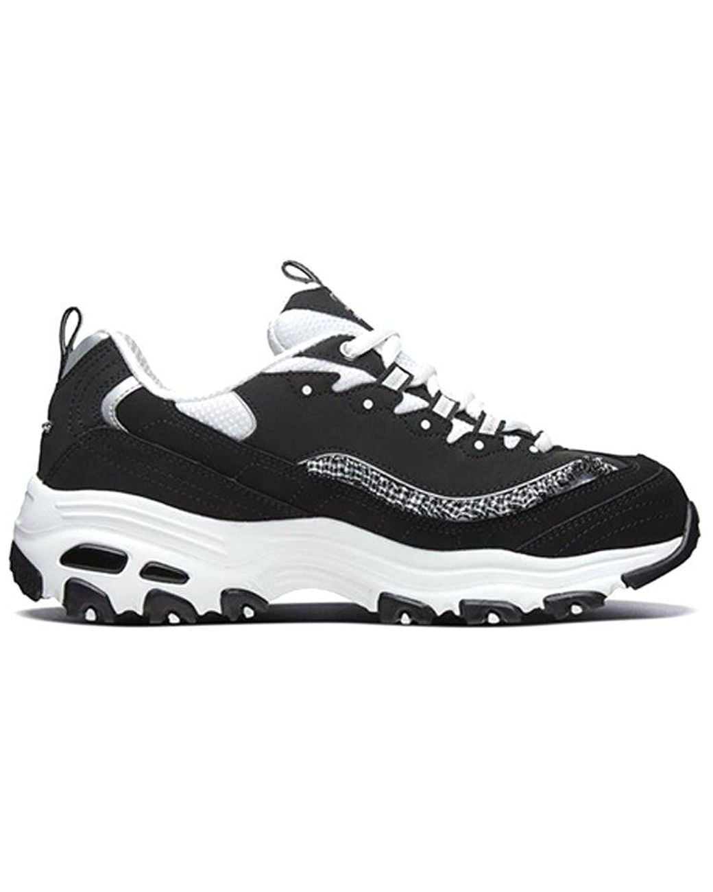Skechers Black (Wmns) D'Lites Running Shoes
