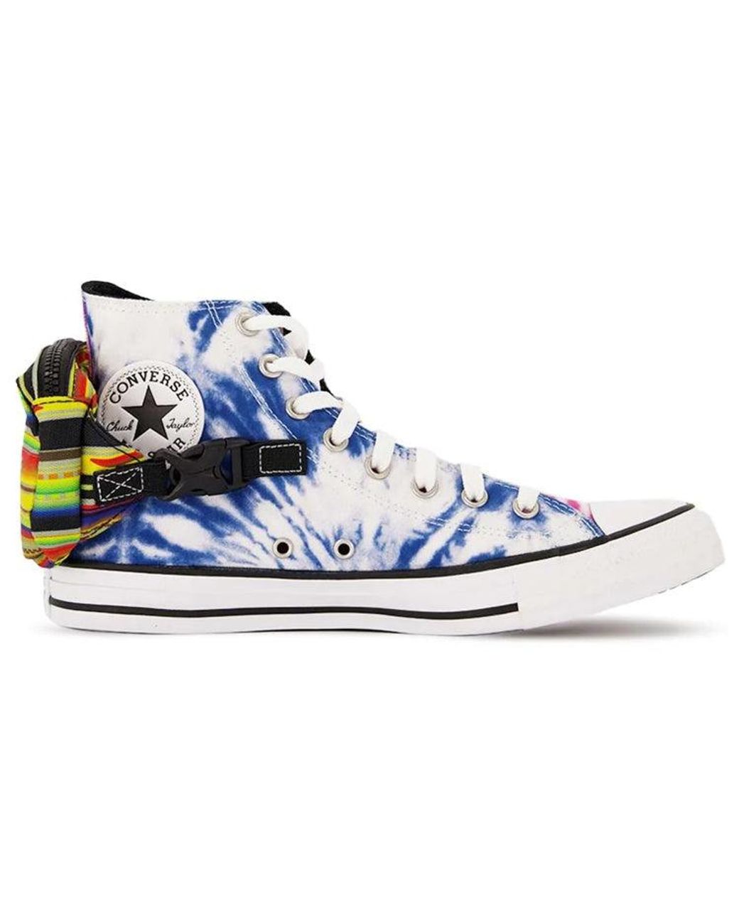 Converse Blue Chuck Taylor All Star Buckle Up High 'Tie-Dye' for men