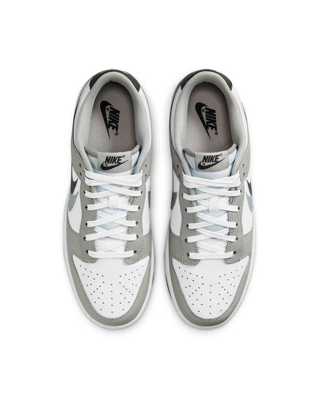 Nike White Dunk Low 'Spray Paint Swoosh' for men