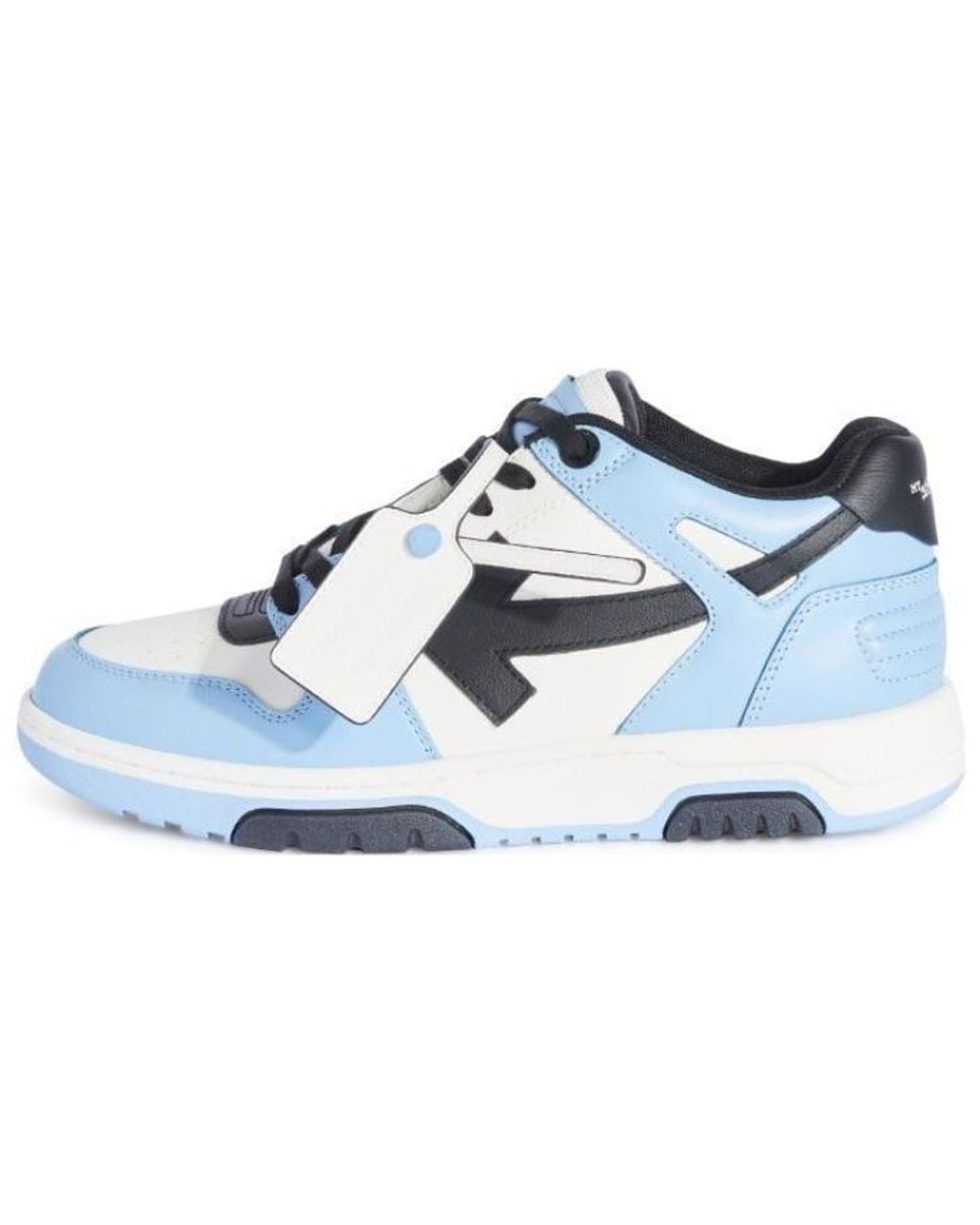 Off-White c/o Virgil Abloh Blue Out Of Office Low-Top Leather Sneaker for men