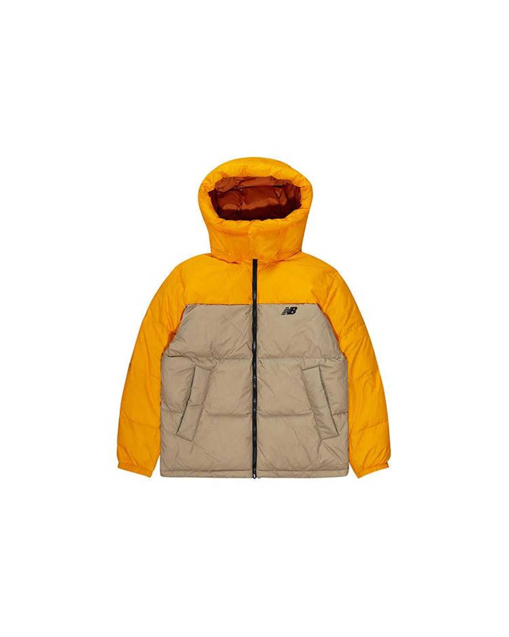 New Balance Yellow Classic Reversible Puffer Jacket