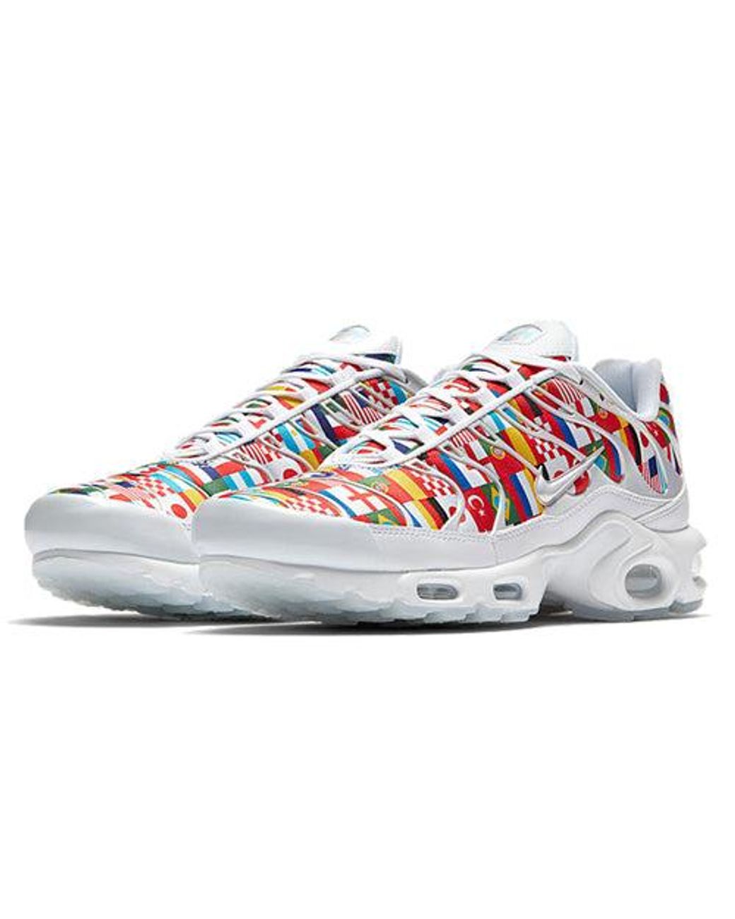 Nike White Air Max Plus 'International Flag' for men