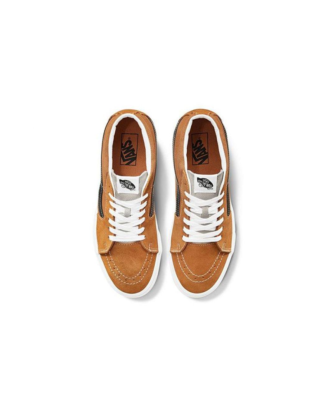 Vans Brown Retro Sport Sk8-Mid Shoes for men