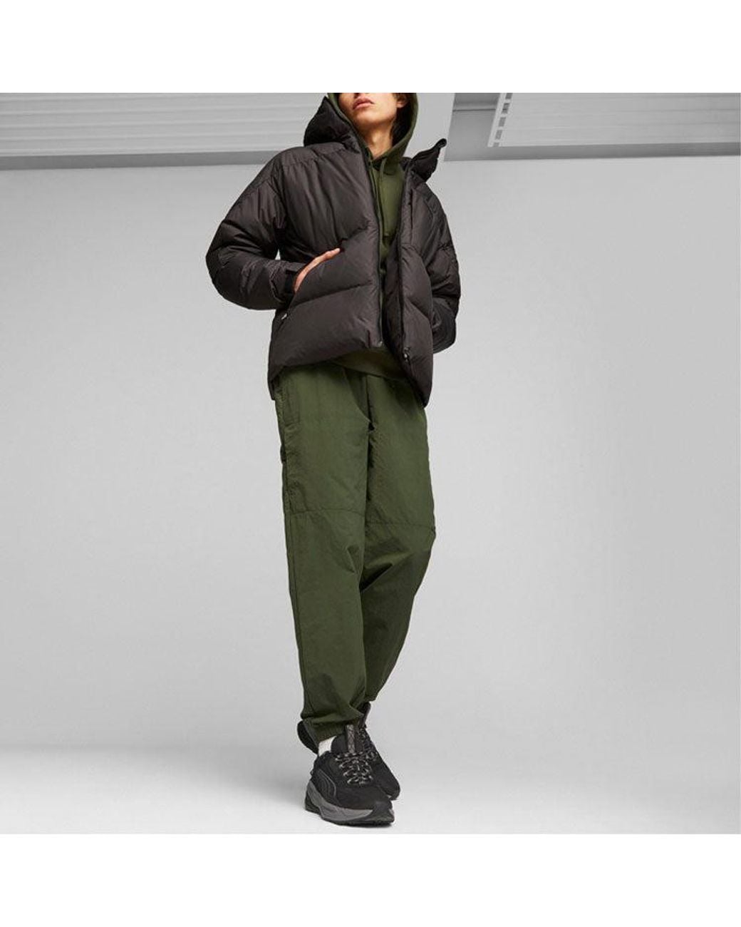 PUMA Black Down Jacket for men