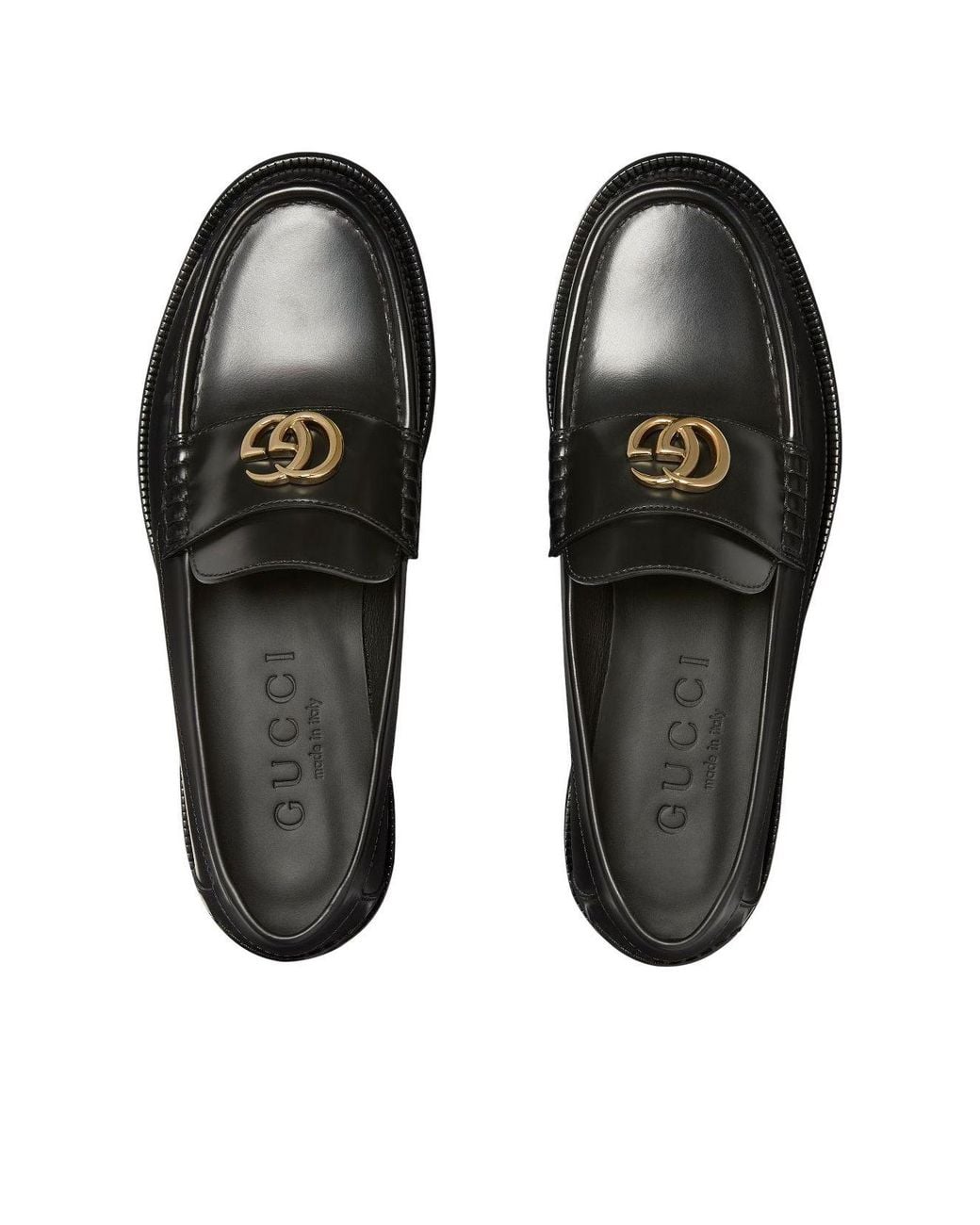 Gucci Black (Wmns) Double G Loafers