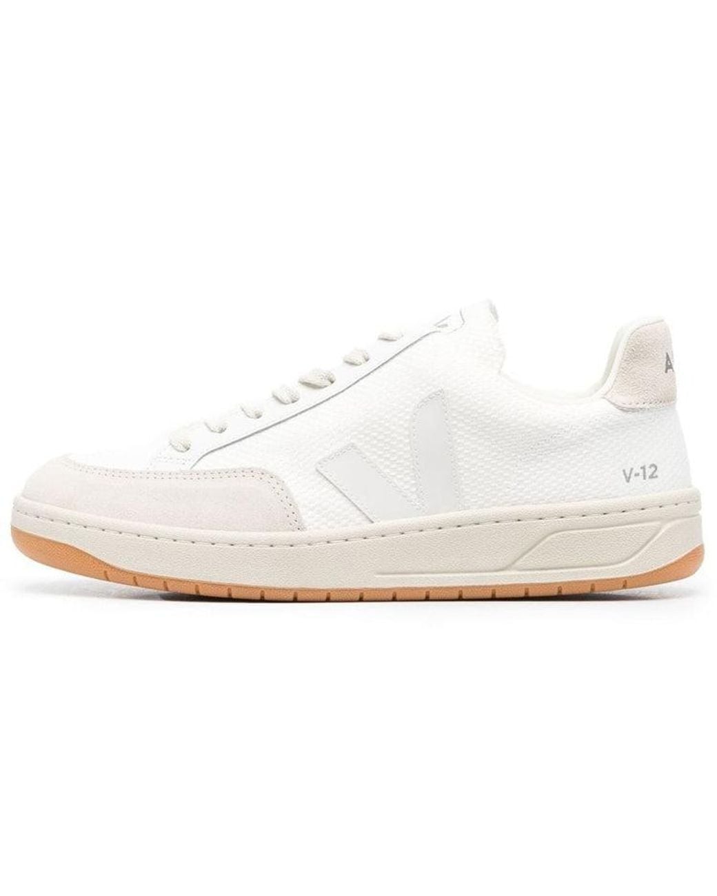 Veja White V-12 B-Mesh Natural'